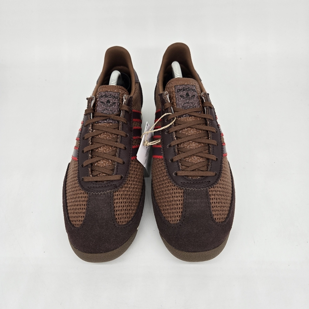 New adidas SL 72 OG Shadow Brown Collegiate Red Women's Shoes Size 11 - Picture 2 of 8